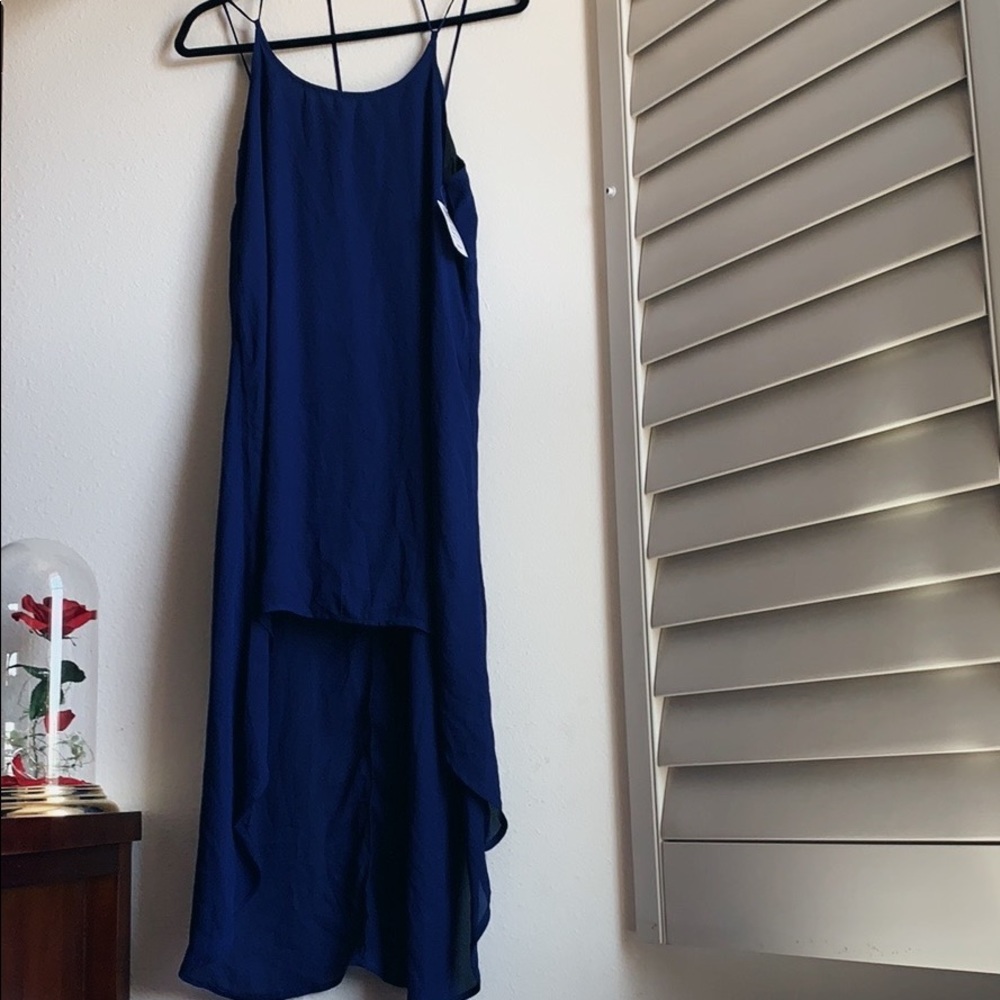 NWT Windsor Blue High Low Dress